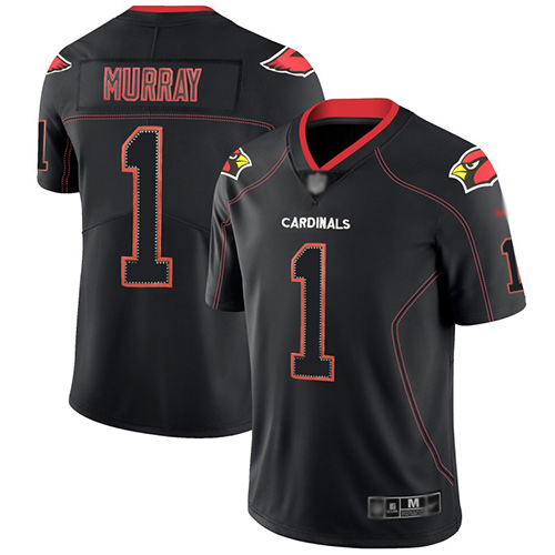 Arizona Cardinals Limited Lights Out Black Men Kyler Murray Jersey NFL Football #1 Rush